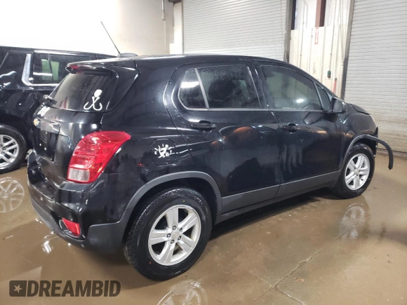 2020 Chevrolet Trax LS with VIN 3GNCJKSB8LL166639, listed as a Copart auction lot 42690945 with 81,254 mi miles and Salvage Title. Bid and sale history available at carsss.com. Image 3.