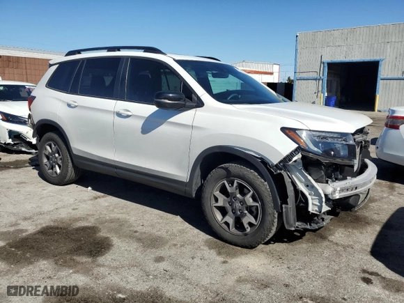 2022 Honda Passport TrailSport with VIN 5FNYF8H6XNB031578, listed as a Copart auction lot 46719125 with 28,796 mi miles and Salvage Title. Bid and sale history available at carsss.com. Image 4.