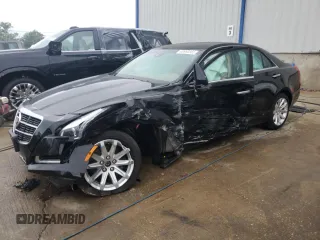 2014 Cadillac CTS Luxury AWD with VIN 1G6AX5SX8E0175646, listed as a Copart auction lot 60992585 with 30,018 mi miles and Salvage title. Bid and sale history available at DreamBid. Image 1.