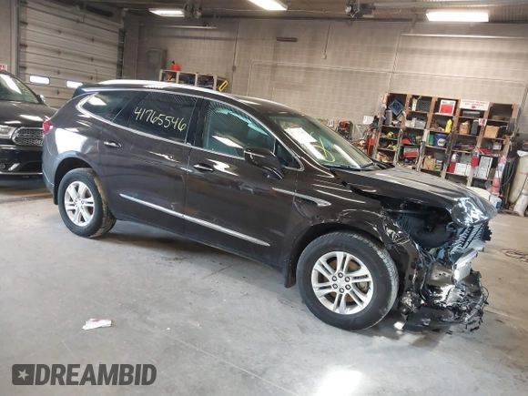 2018 Buick Enclave Essence with VIN 5GAEVAKW4JJ130827, listed as a IAAI auction lot 41765546 with 79,612 mi miles and . Bid and sale history available at DreamBid. Image 1.