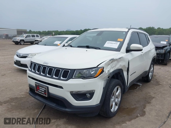 2018 Jeep Compass Latitude с VIN 3C4NJDBB4JT453583, выставлен на аукционе IAAI как лот 42501931 с пробегом 57 094 миль миль и . История ставок и продаж доступна на DreamBid. Изображение 19.