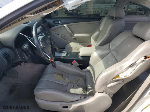 2007 Infiniti G35 Coupe with VIN JNKCV54E57M904221, listed as a Copart auction lot 45695865 with 180,542 mi miles and Salvage Title. Bid and sale history available at carsss.com. Image 7.
