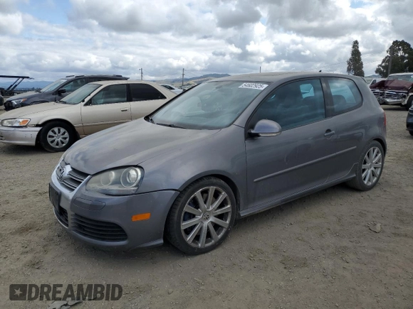 2008 Volkswagen R32 with VIN WVWKC71K28W019215, listed as a Copart auction lot 54602925 with 157,491 mi miles and Salvage Title. Bid and sale history available at DreamBid. Image 1.