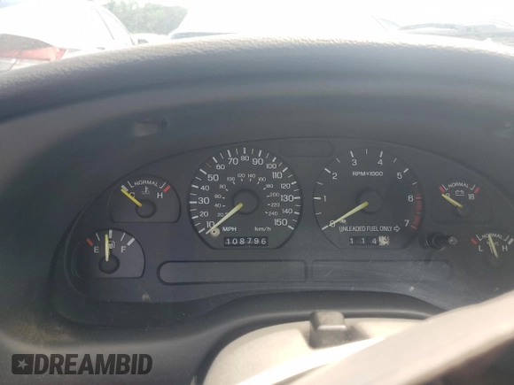 1994 Ford Mustang GT z VIN 1FALP42T1RF105797, wystawiony jako Copart lot #60280025 z przebiegiem 108 796 mil mil oraz Nie do naprawy • Non repairable. Historia ofert i sprzedaży dostępna na DreamBid. Obrazek 9.