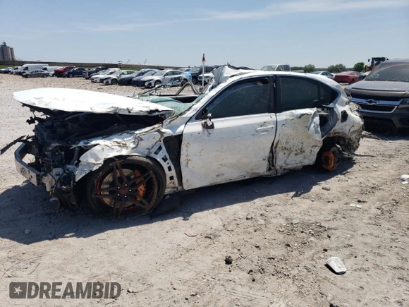 2016 Lexus GS F with VIN JTHBP1BL4GA000202, listed as a Copart auction lot 53181835 with 0 mi miles and Salvage Title. Bid and sale history available at carsss.com. Image 1.
