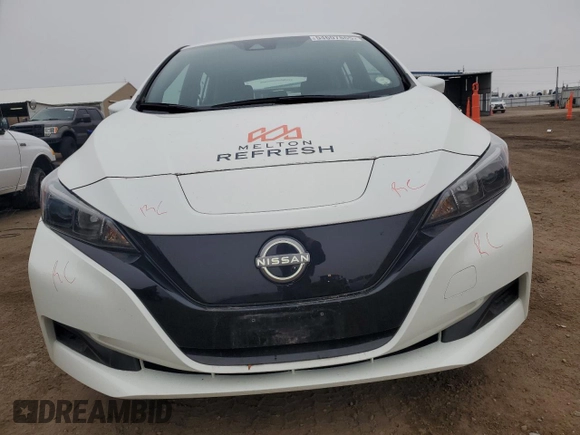 2023 Nissan LEAF S with VIN 1N4AZ1BV7PC556149, listed as a Copart auction lot 54607865 with 5,327 mi miles and Salvage Title. Bid and sale history available at DreamBid. Image 5.