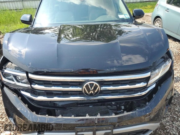 2022 Volkswagen Atlas SEL with VIN 1V2BR2CA1NC560810, listed as a Copart auction lot 63440665 with 54,121 mi miles and Salvage title. Bid and sale history available at DreamBid. Image 12.