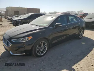 2020 Ford Fusion SEL with VIN 3FA6P0CDXLR117180, listed as a Copart auction lot 48495565 with 100,377 mi miles and Salvage title. Bid and sale history available at DreamBid. Image 1.