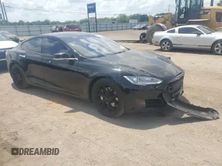2014 Tesla Model S 60 with VIN 5YJSA1S16EFP50982, listed as a Copart auction lot 54426015 with 76,515 mi miles and Salvage title. Bid and sale history available at DreamBid. Image 4.