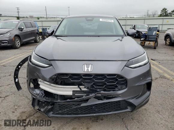 2025 Honda HR-V EX-L z VIN 3CZRZ2H71SM701201, wystawiony jako Copart lot #55594315 z przebiegiem 9 895 mil mil oraz Szkoda całkowita • Salvage title. Historia ofert i sprzedaży dostępna na DreamBid. Obrazek 5.