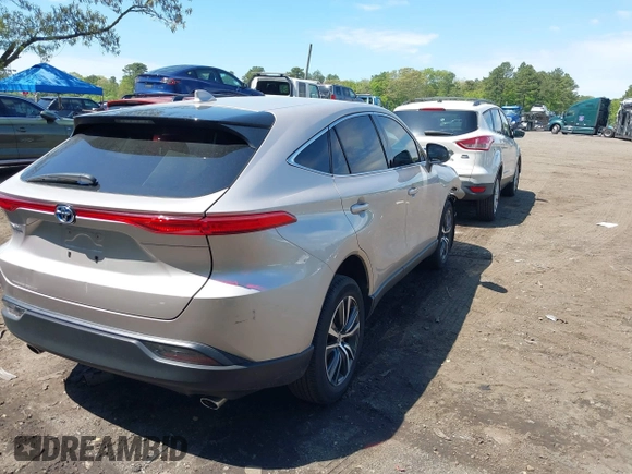 2023 Toyota Venza LE with VIN JTEAAAAH4PJ124008, listed as a IAAI auction lot 42199171 with 25,863 mi miles and . Bid and sale history available at carsss.com. Image 4.