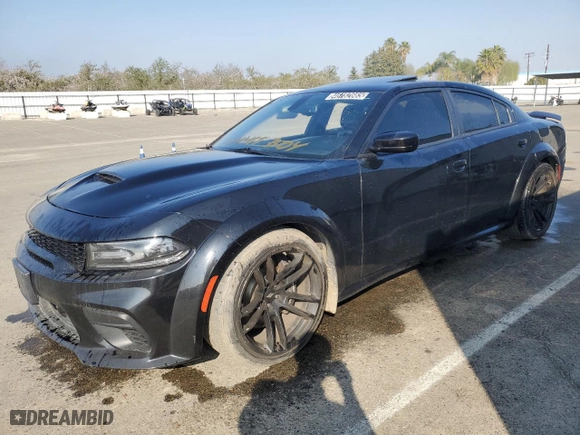 2020 Dodge Charger Scat Pack Widebody with VIN 2C3CDXGJ0LH251405, listed as a Copart auction lot 46782665 with 78,928 mi miles and Clean Title. Bid and sale history available at carsss.com. Image 1.