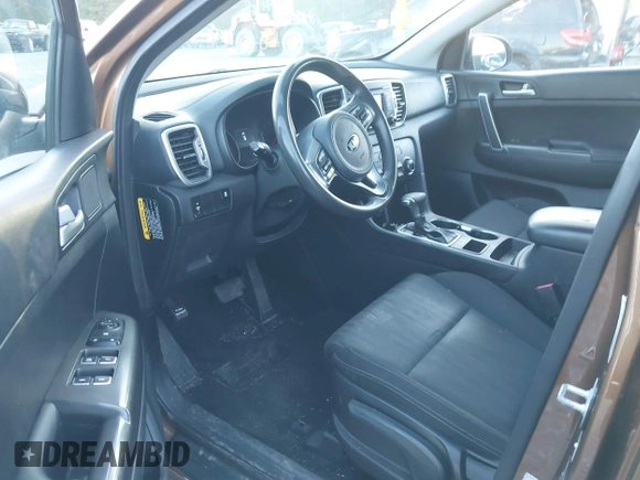 2019 Kia Sportage LX with VIN KNDPM3AC8K7598121, listed as a IAAI auction lot 41805939 with 119,050 mi miles and . Bid and sale history available at carsss.com. Image 5.