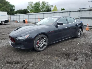 2017 Maserati Ghibli S Q4 z VIN ZAM57RTL3H1218740, wystawiony jako Copart lot #55562515 z przebiegiem 72 554 mil mil oraz Szkody całkowita. Historia ofert i sprzedaży dostępna na DreamBid. Obrazek 1.