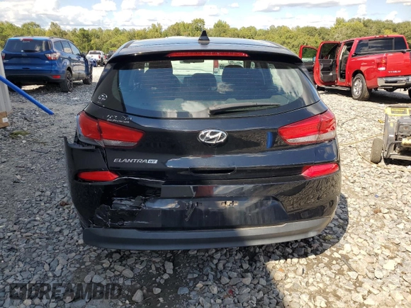 2019 Hyundai Elantra GT with VIN KMHH35LE1KU114174, listed as a Copart auction lot 73964854 with 89,340 mi miles and Salvage Title. Bid and sale history available at carsss.com. Image 6.