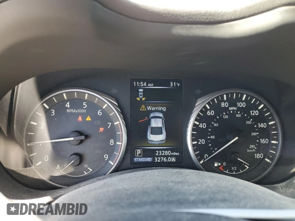 2021 Infiniti Q60 Red Sport 400 with VIN JN1FV7LK8MM530316, listed as a Copart auction lot 42025565 with 23,280 mi miles and Salvage title. Bid and sale history available at DreamBid. Image 9.