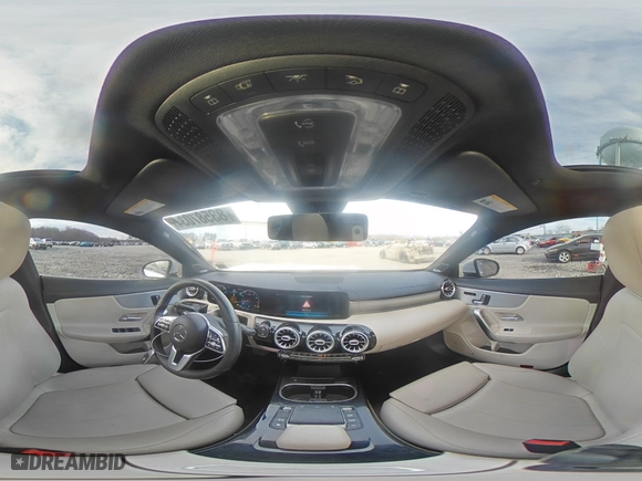 2021 Mercedes-Benz CLA with VIN W1K5J4GBXMN195766, listed as a Copart auction lot 83587034 with 86,832 mi miles and Salvage Title. Bid and sale history available at carsss.com. Image 12.