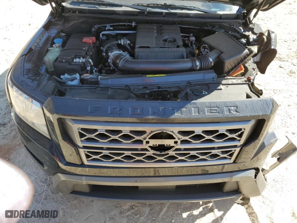 2024 Nissan Frontier SV with VIN 1N6ED1EJ7RN619225, listed as a Copart auction lot 45766745 with 17,890 mi miles and Salvage Title. Bid and sale history available at carsss.com. Image 12.