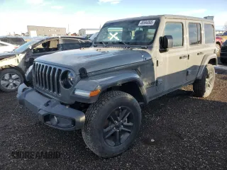 2023 Jeep Wrangler Sahara with VIN 1C4HJXEN2PW534573, listed as a Copart auction lot 46584065 with 4,108 mi miles and Clean Title. Bid and sale history available at carsss.com. Image 1.