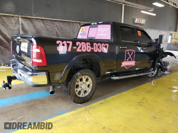 2021 Ram 2500 Laramie with VIN 3C6UR5FL1MG539032, listed as a Copart auction lot 63229515 with Not provided miles and Clean title. Bid and sale history available at DreamBid. Image 3.