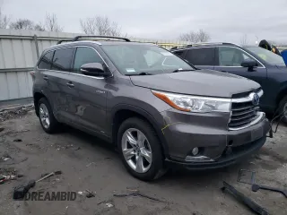 2016 Toyota Highlander Hybrid Limited with VIN 5TDDCRFH9GS020541, listed as a Copart auction lot 83858094 with 78,115 mi miles and Salvage Title. Bid and sale history available at carsss.com. Image 4.