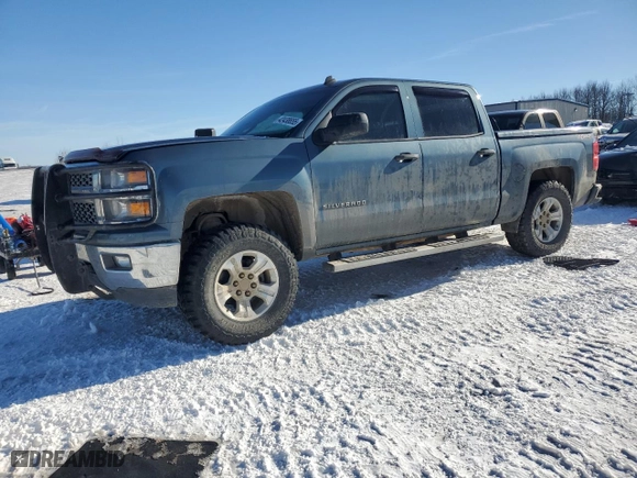 2014 Chevrolet Silverado 1500 LT with VIN 3GCUKREC8EG383577, listed as a Copart auction lot 42438655 with 94,477 mi miles and Clean Title. Bid and sale history available at carsss.com. Image 1.
