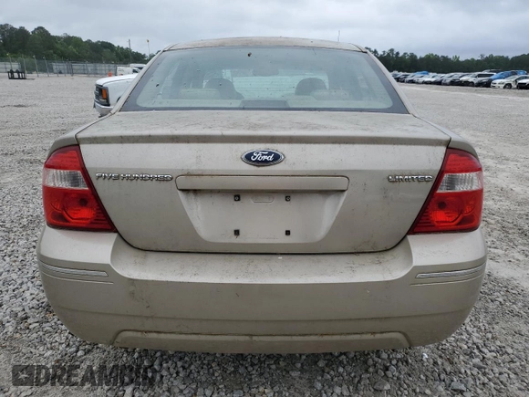2005 Ford Five Hundred Limited with VIN 1FAFP25165G177756, listed as a Copart auction lot 54862685 with Not provided miles and Salvage title. Bid and sale history available at DreamBid. Image 6.
