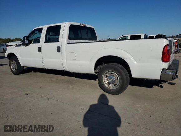 2012 Ford F-250 XL with VIN 1FT7W2A62CEA73065, listed as a Copart auction lot 76014634 with 162,703 mi miles and Salvage title. Bid and sale history available at DreamBid. Image 2.