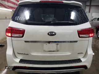 2018 Kia Sedona SX-L with VIN KNDME5C14J6374887, listed as a Copart auction lot 85730294 with 142,626 mi miles and Salvage Title. Bid and sale history available at carsss.com. Image 6.