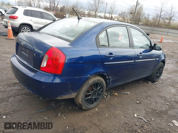 2008 Hyundai Accent GLS with VIN KMHCN46C18U258681, listed as a IAAI auction lot 41849018 with 73,398 mi miles. Bid and sale history available at carsss.com. Image 4.
