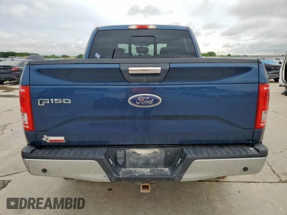 2015 Ford F-150 XL with VIN 1FTEW1CP3FKF03148, listed as a Copart auction lot 60535505 with 125,162 mi miles and Salvage title. Bid and sale history available at DreamBid. Image 6.