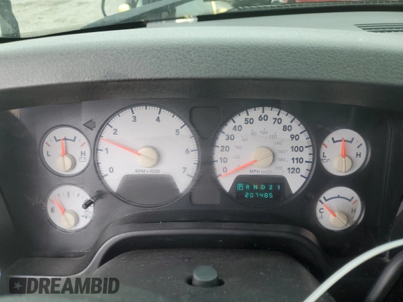 2008 Dodge 1500 SLT with VIN 1D7HU18208S533409, listed as a Copart auction lot 51119005 with 207,485 mi miles and Non Repairable. Bid and sale history available at DreamBid. Image 9.