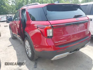 2025 Ford Explorer with VIN 1FMUK8HH4SGB44547, listed as a IAAI auction lot 42427779 with 3,008 mi miles and . Bid and sale history available at DreamBid. Image 3.