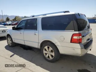 2015 Ford Expedition Max Platinum with VIN 1FMJK1MT6FEF33616, listed as a Copart auction lot 52948605 with 215,580 mi miles and Clean title. Bid and sale history available at DreamBid. Image 2.
