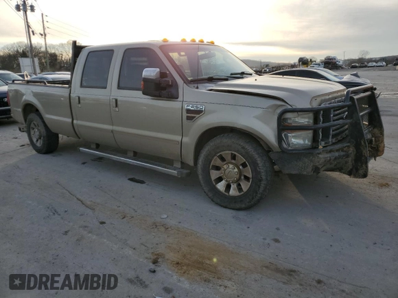2010 Ford F-250 XL with VIN 1FTSW2AR6AEB29946, listed as a Copart auction lot 87814165 with 255,603 mi miles and Salvage title. Bid and sale history available at DreamBid. Image 4.