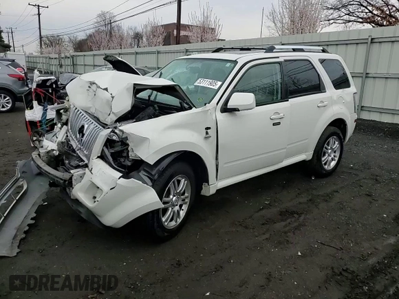 2009 Mercury Mariner Premier with VIN 4M2CU97G59KJ16931, listed as a Copart auction lot 53111905 with Not provided miles and Salvage title. Bid and sale history available at DreamBid. Image 11.