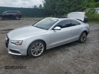 2014 Audi A5 Premium Plus with VIN WAULFAFR3EA073921, listed as a Copart auction lot 63826705 with 83,803 mi miles and Salvage title. Bid and sale history available at DreamBid. Image 1.