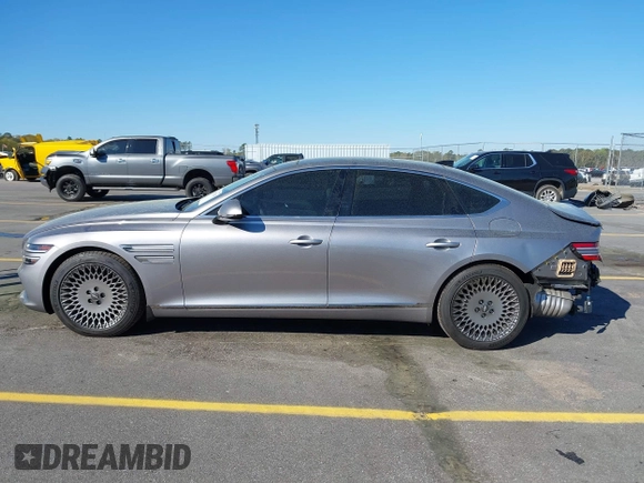 2022 Genesis G80 2.5T with VIN KMTGB4SC8NU104440, listed as a IAAI auction lot 41872083 with 35,871 mi miles. Bid and sale history available at carsss.com. Image 15.