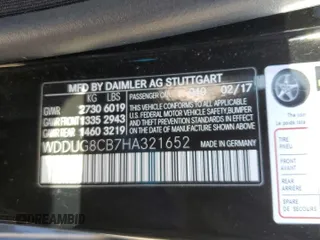 2017 Mercedes-Benz S 550 with VIN WDDUG8CB7HA321652, listed as a Copart auction lot 82675474 with Not Provided miles and Salvage Title. Bid and sale history available at carsss.com. Image 12.