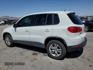 2014 Volkswagen Tiguan SE with VIN WVGAV3AX0EW614369, listed as a Copart auction lot 57664045 with 85,504 mi miles and Salvage title. Bid and sale history available at DreamBid. Image 2.
