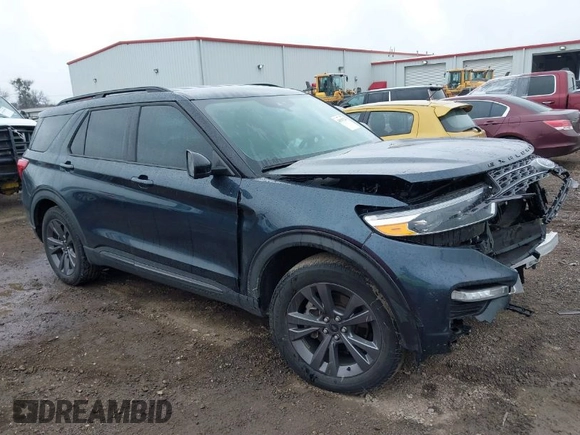 2024 Ford Explorer XLT with VIN 1FMSK7DH1RGA53821, listed as a IAAI auction lot 41542524 with 26,302 mi miles. Bid and sale history available at carsss.com. Image 1.