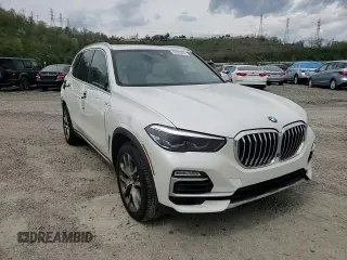 2021 BMW X5 xDrive40i with VIN 5UXCR6C08M9F47053, listed as a Copart auction lot 53625805 with 58,555 mi miles and Salvage Title. Bid and sale history available at carsss.com. Image 15.