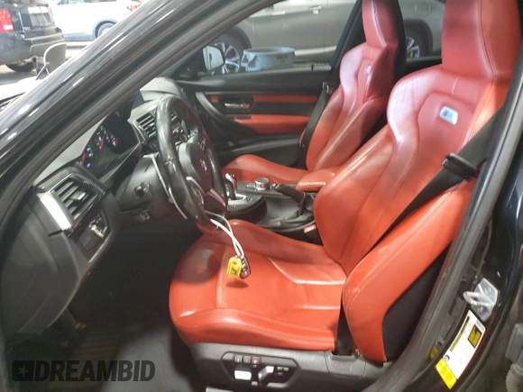 2017 BMW M3 with VIN WBS8M9C32H5G85663, listed as a Copart auction lot 66671733 with 99,140 mi miles. Bid and sale history available at carsss.com. Image 7.