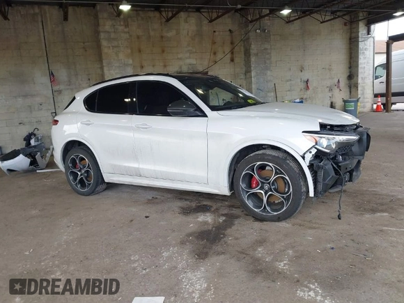 2021 Alfa Romeo Stelvio Ti z VIN ZASPAKBN3M7D13693, wystawiony jako IAAI lot #41584848 z przebiegiem 46 016 mil mil oraz . Historia ofert i sprzedaży dostępna na DreamBid. Obrazek 1.