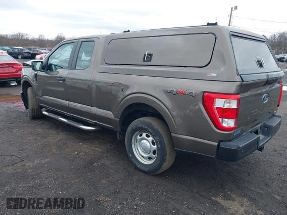 2021 Ford F-150 XL with VIN 1FTEX1EP6MKE04380, listed as a IAAI auction lot 41821270 with 41,353 mi miles and . Bid and sale history available at DreamBid. Image 3.