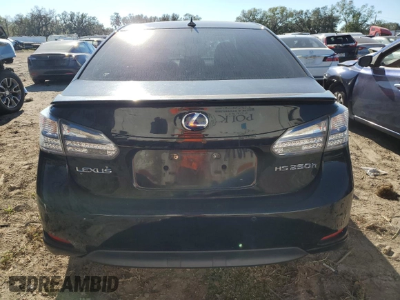 2010 Lexus HS 250h with VIN JTHBB1BA4A2021534, listed as a Copart auction lot 82428794 with 206,020 mi miles and Clean Title. Bid and sale history available at DreamBid. Image 6.