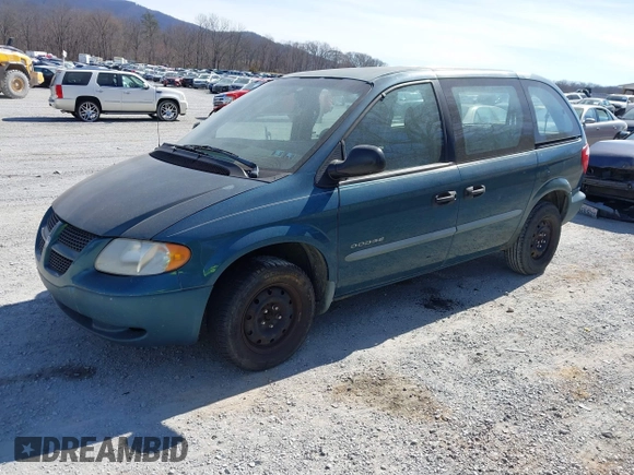 2001 Dodge Caravan with VIN 1B8GP25B21B100862, listed as a IAAI auction lot 41824849 with 159,930 mi miles and . Bid and sale history available at DreamBid. Image 2.