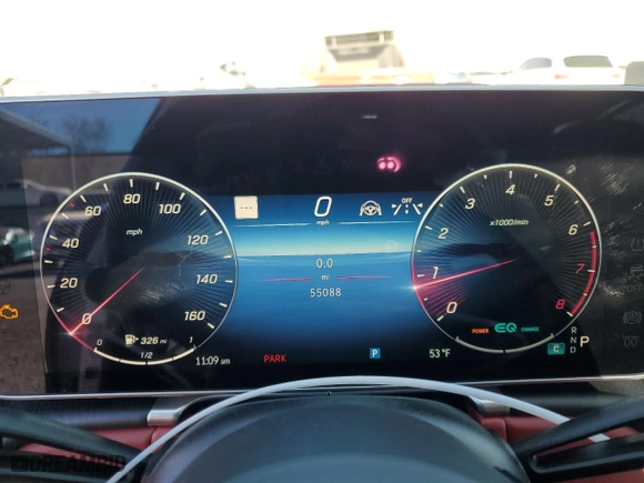 2022 Mercedes-Benz S-Class S 580 with VIN W1K6G7GB3NA068564, listed as a Copart auction lot 88056425 with 55,088 mi miles and Salvage Title. Bid and sale history available at carsss.com. Image 9.