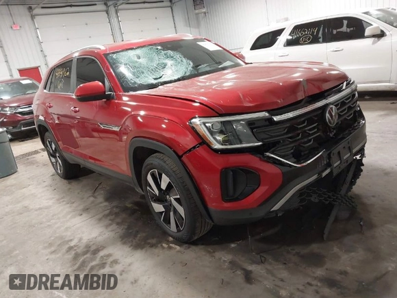 2024 Volkswagen Atlas SE with VIN 1V2HE2CA6RC221830, listed as a IAAI auction lot 41691362 with 28,755 mi miles and . Bid and sale history available at DreamBid. Image 1.