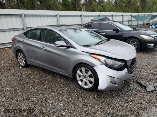 2012 Hyundai Elantra GLS with VIN KMHDH4AE5CU310844, listed as a Copart auction lot 46615385 with 140,117 mi miles and Salvage Title. Bid and sale history available at carsss.com. Image 4.